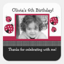 Search for red and black ladybug stickers Birthday