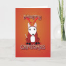 Search for bull terrier christmas cards Pet