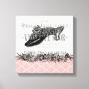 Search for shoes canvas prints Pink
