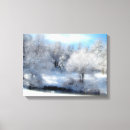 Search for snow white canvas prints Blue and white