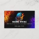 Search for heating and cooling business cards Construction