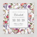 Search for flower pattern square invitations Bohemian