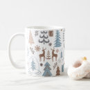Recherche de motif de renne tasses Hiver