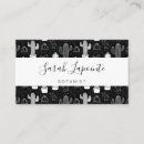 Recherche de dessin plante cartes visite Noir et blanc