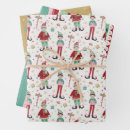 Search for elf christmas wrapping paper Cute