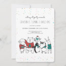 Search for holiday 1st birthday invitations Watercolor