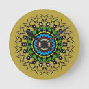 Recherche de mandala coloré horloges Géométrique