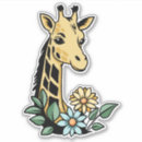 Search for cartoon giraffe stickers African animal