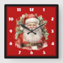 Search for retro santa art Watercolor