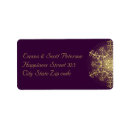 Search for indian wedding return address labels Gold
