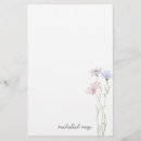 Search for wildflower stationery paper Boho
