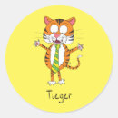 Search for funny tiger stickers Big cat
