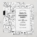 Recherche de chat noir et blanc invitations Mignon