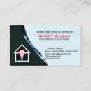 Recherche de service électrique cartes visite Professionnel