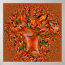 Search for fractal tree posters Green