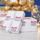 Search for aunt wrapping paper Cute