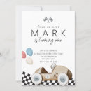 Search for cute race car birthday invitations Kids