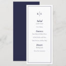 Search for navy blue wedding menus Formal
