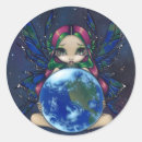 Recherche de monde imaginaire autocollants Planète
