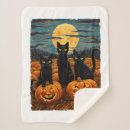 Search for halloween black cat blankets Pumpkin