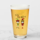 Search for funny christmas beer glasses Elf