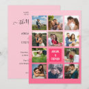 Search for shades of pink wedding invitations Modern