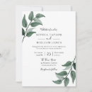 Search for foilage wedding invitations Greenery