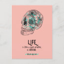 Search for skull illustration postcards Black