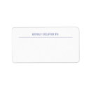 Search for blank return address return address labels Classic