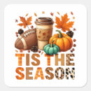 Search for football lover stickers Thanksgiving