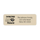 Search for love dogs return address labels Dog lover