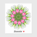 Recherche de mandala vert autocollants Conception