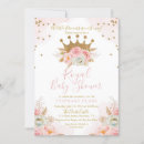 Recherche de pink gold floral baby shower invitations Princesse