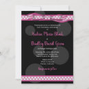 Search for pink ribbon wedding invitations Bow