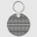Search for classical keychains Black and white