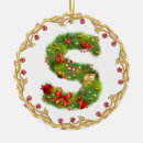 Search for letter s ornaments Xmas