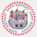 Search for happy birthday cake stickers Pink