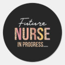 Recherche de future infirmière autocollants Profession de santé