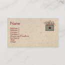 Search for basket business cards Rustic
