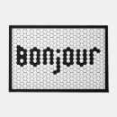 Search for french doormats Black and white