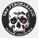 Search for skull with eyes stickers Black
