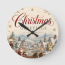 Search for sleigh clocks Vintage christmas