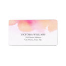 Search for coral wedding return address labels Modern