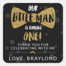 Search for first man stickers Little man birthday