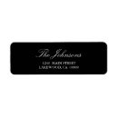 Search for family return address labels Elegant
