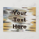 Recherche de bouleaux cartes postales Rustique