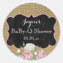Search for burlap baby shower stickers Mason jar