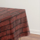 Search for brick tablecloths Red