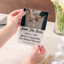 Search for vellum save the dates Black and white