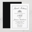 Search for save the date sweet 16 invitations Elegant